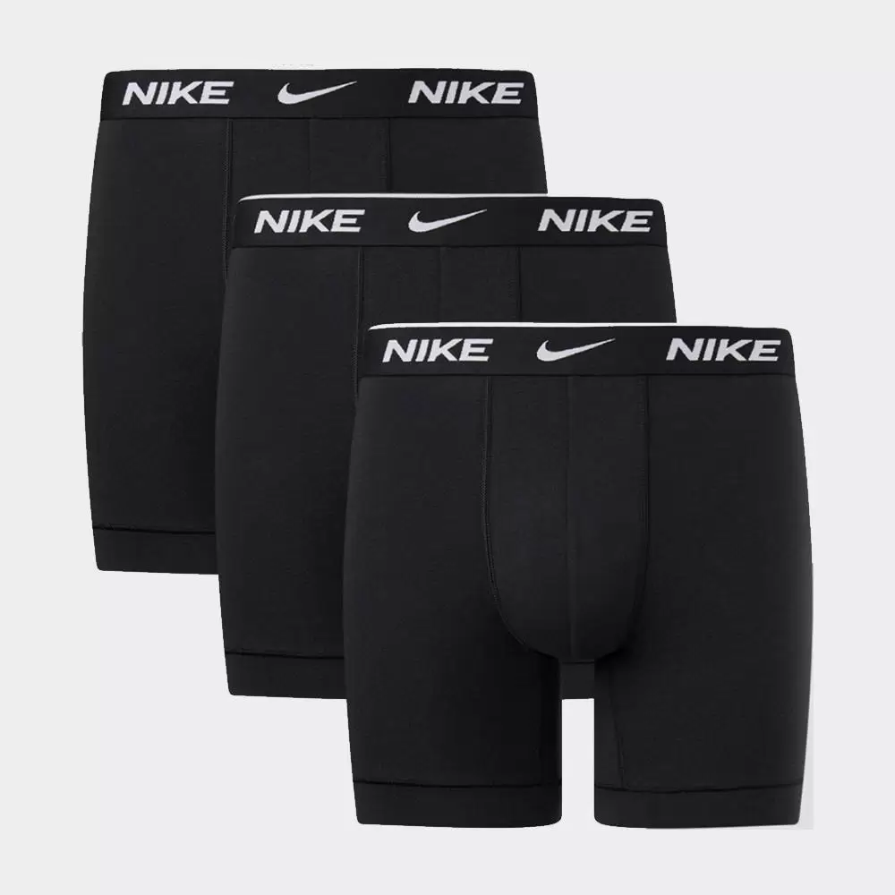 Sales: Nike Everyday Cotton Stretch Ανδρικά Boxer Μαύρα Μονόχρωμα 3Pack  (KE1007-UB1)