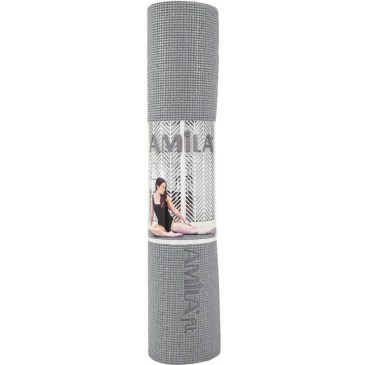 Amila Στρώμα Γυμναστικής Yoga/Pilates Γκρι (173x61x0.4cm) 96751