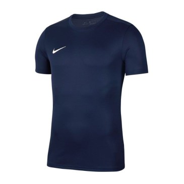 Nike Park VII Ανδρικό Αθλητικό T-shirt Κοντομάνικο Dri-Fit Navy Μπλε (BV6708-410)
