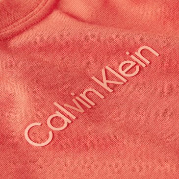 Calvin Klein Γυναικεία Κοντομάνικη Μπλούζα Κοραλί (00GWS3K104-97A)