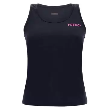 ΓΥΝΑΙΚΕΙΑ: Freddy Γυναικείο Αθλητικό Μπλουζάκι Μαύρο (S3WSFK1-NW)
