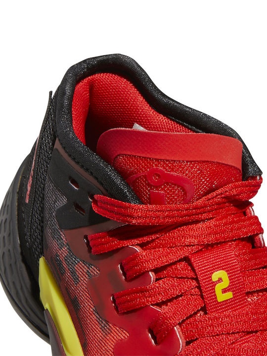 ΠΑΙΔΙΚΑ: Adidas Αθλητικά Παιδικά Παπούτσια Μπάσκετ D.O.N Issue 4 C Red /  Core Black (GY9795)