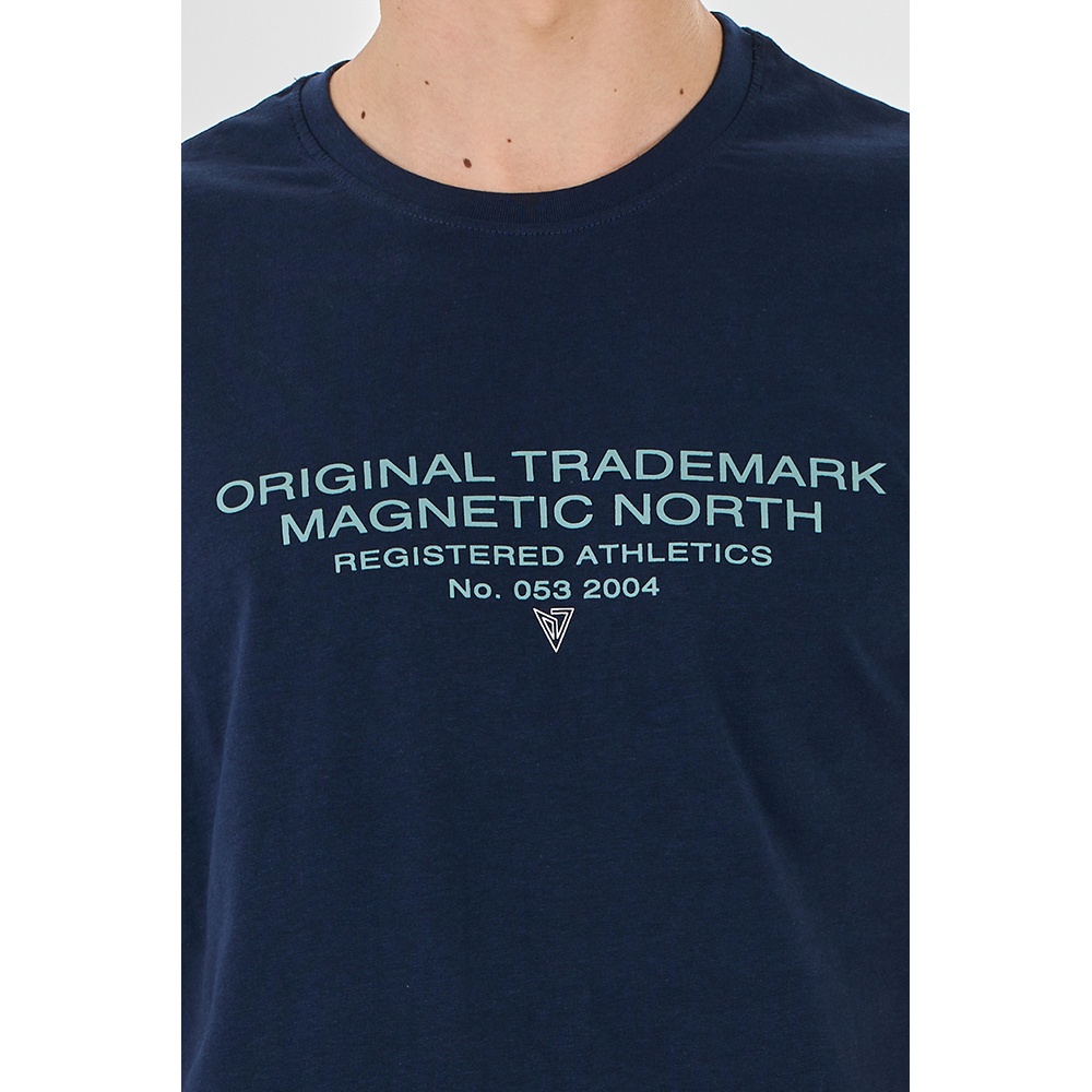 T-Shirts: Magnetic North Ανδρικό T-shirt Κοντομάνικο Navy Μπλε (23009-BLUE)