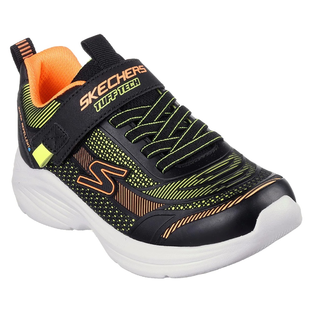Sales: Skechers Tuff Tech Παιδικά Αθλητικά Παπούτσια Μαύρα/Πορτοκαλί  (403861L-BKLM)