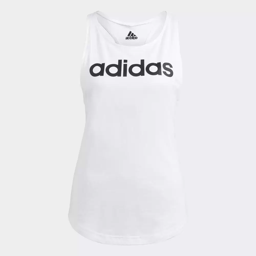 T-Shirts-Top: Adidas Loungewear Essentials Αμάνικη Γυναικεία Αθλητική  Μπλούζα (GL0567) Άσπρη