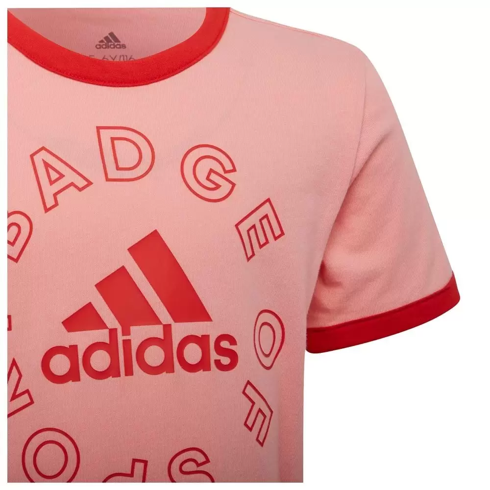 Σετ Μπλούζα - Σόρτς: Adidas Παιδικό Σετ με Σορτς Καλοκαιρινό για Κορίτσι  2τμχ (H65789) Ροζ