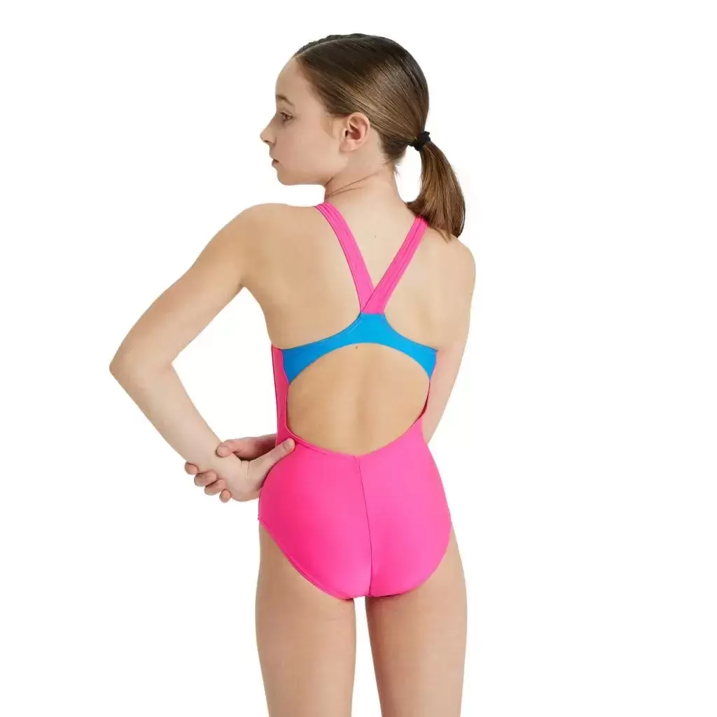 Sales: Arena Girl'S Swimsuit V Back Logo Παιδικό Μαγιό Ολόσωμο Κολύμβησης  για Κορίτσι Φούξια (005330-980)