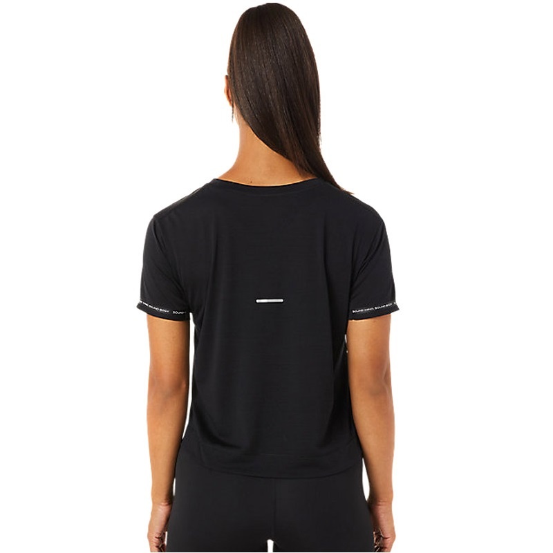 T-Shirts-Top: Asics Race Κοντομάνικη Γυναικεία Αθλητική Μπλούζα  (2012C226-001) Μαύρη