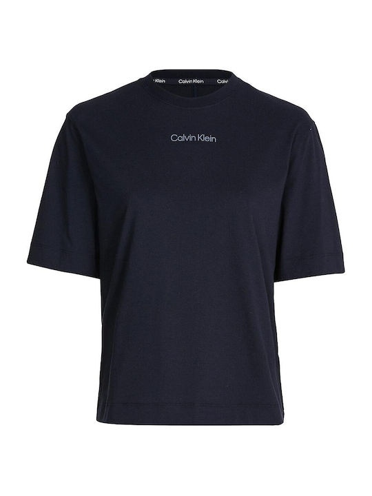 T-Shirts-Top: Calvin Klein Γυναικείο T-shirt Μαύρο Μονόχρωμο  (00GWS3K104-BAE)