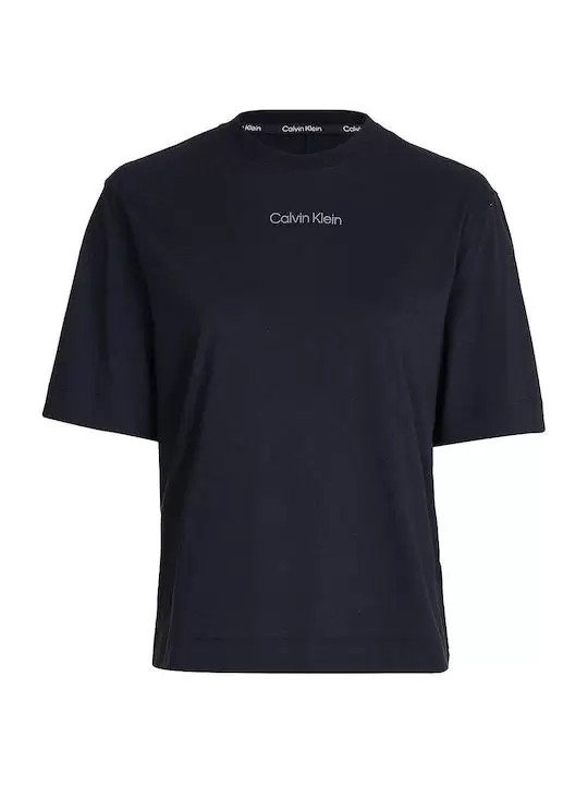 ΓΥΝΑΙΚΕΙΑ ΡΟΥΧΑ: Calvin Klein Γυναικείο T-shirt Μαύρο Μονόχρωμο  (00GWS3K104-BAE)