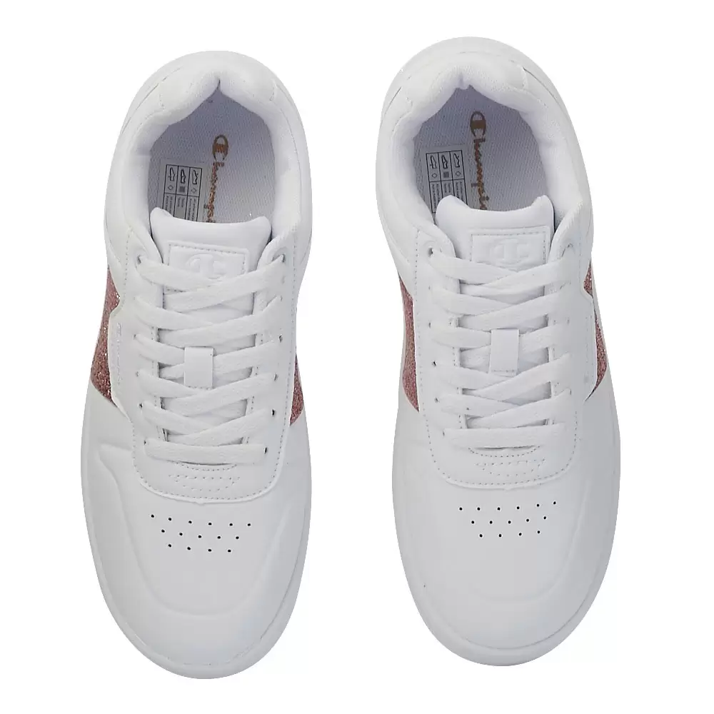 ΓΥΝΑΙΚΕΙΑ: Champion Rebound Platform Sparkle Γυναικεία Sneakers  (S11519-WW006) Λευκά
