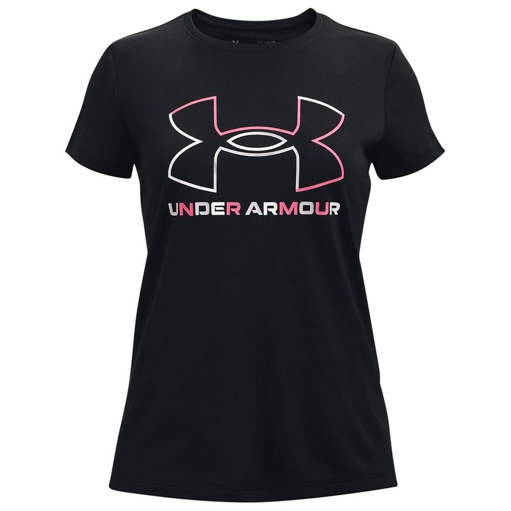 T-Shirts: Under Armour Παιδικό T-shirt για Κορίτσι Μαύρο Tech BL Solid Body  SS (1366080-001)