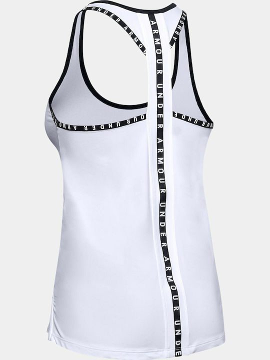 Under Armour Knockout Γυναικεία Μπλούζα Αμάνικη Λευκή (1351596-100) - Image 2