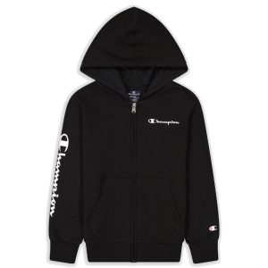 Champion Παιδική Ζακέτα με Κουκούλα για Αγόρι Μαύρη (306290-KK001)_0