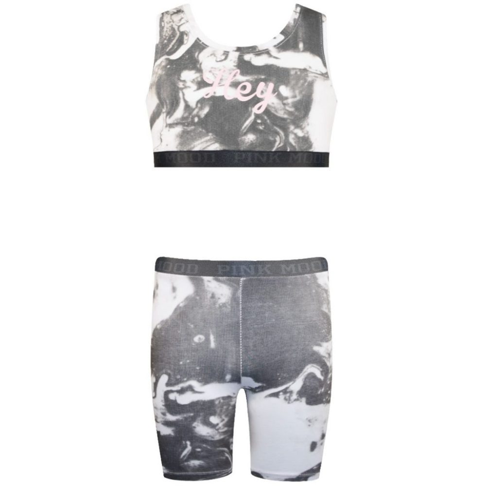 Energiers Παιδικό Σετ με Σορτς Καλοκαιρινό για Κορίτσι 2τμχ (16-222266-0) Γκρι_0