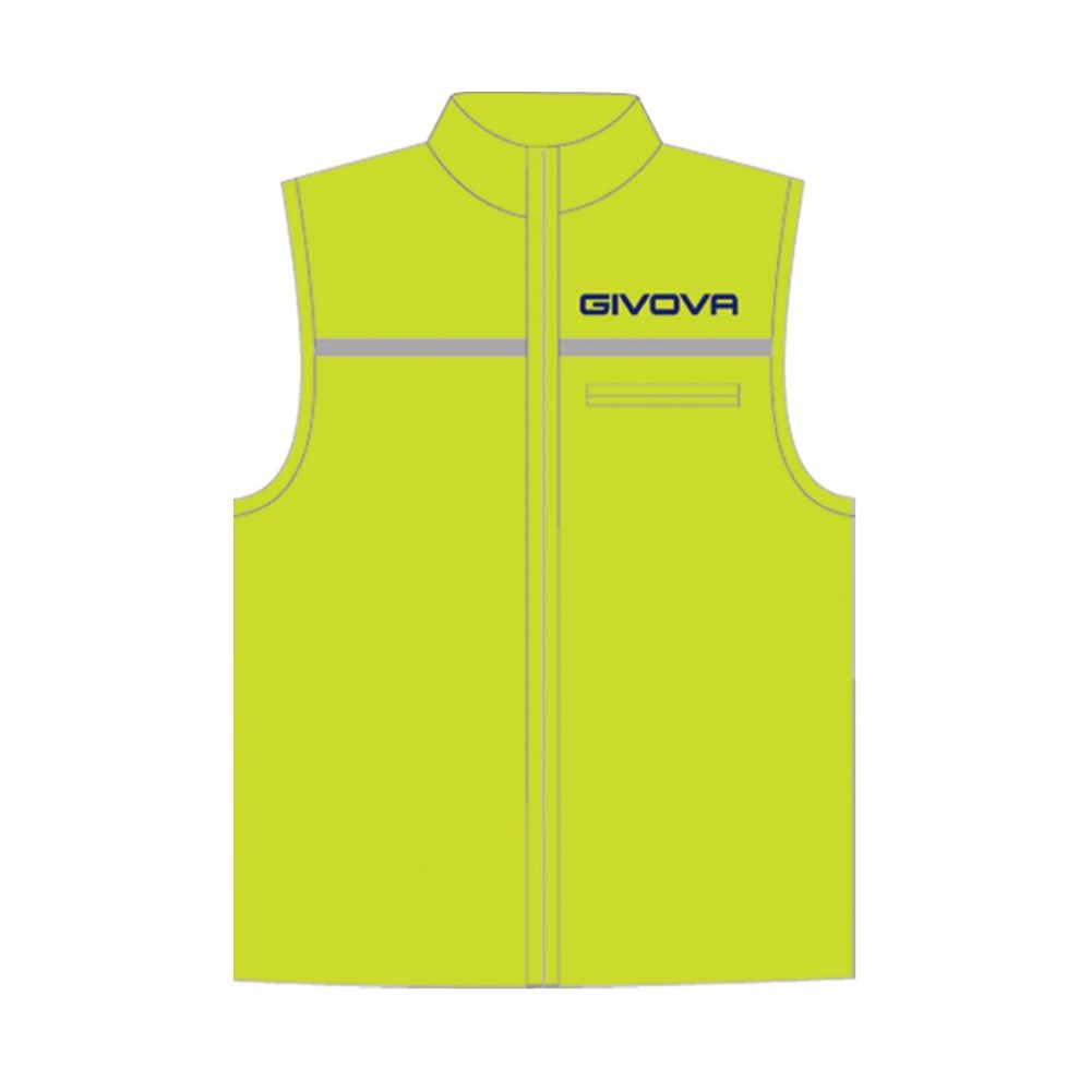 Givova Casassa Αθλητικό Διακριτικό Jacket Προπόνησης (CT07-0704) Κίτρινο Fluo/ Μπλε_2
