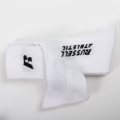 Russell Athletic Cole Αθλητικές Κάλτσες Λευκές 3 Ζεύγη (A2-214-3-001)_1