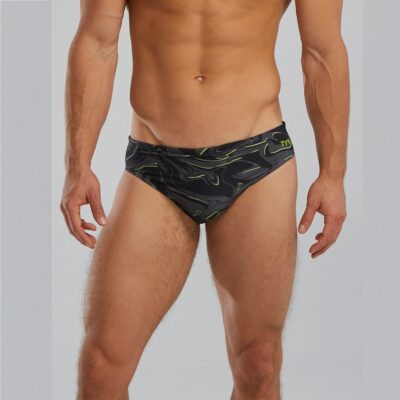 Tyr Durafast Elite Ανδρικό Μαγιό Slip Black (B13013-009)_0