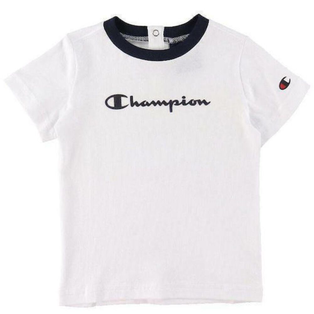 Champion Βρεφικό Σετ με Σορτς Καλοκαιρινό 2τμχ Λευκό (305972-WW001)_1