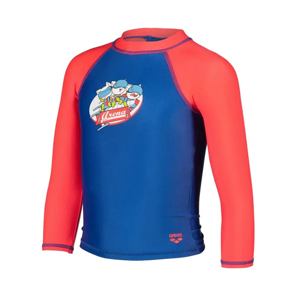 Arena Παιδικό Μαγιό Αντιηλιακή (UV) Μπλούζα Κολύμβησης με Μακρύ Μανίκι (003589-850) Μπλε_3