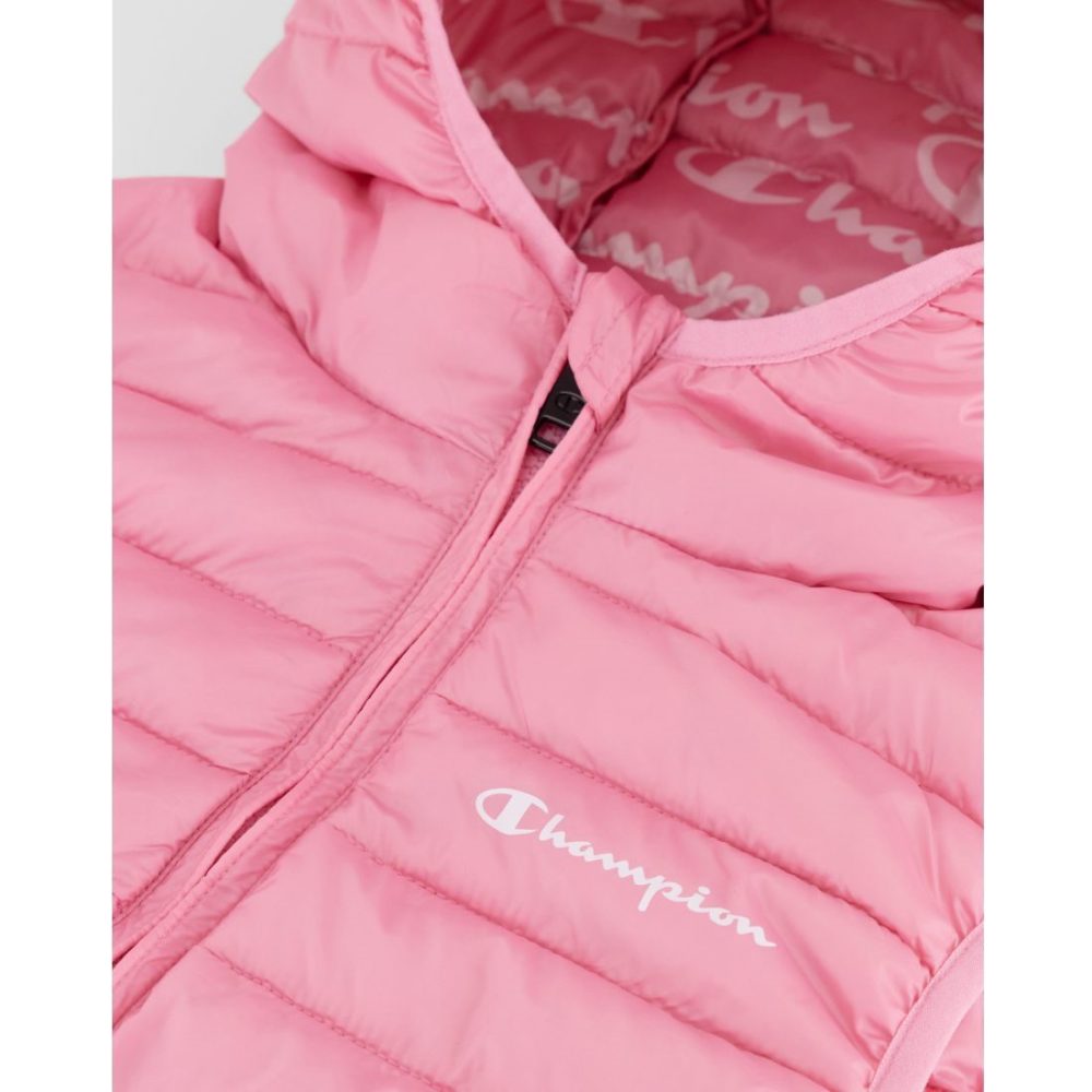 Champion Παιδικό Μπουφάν Αμάνικο Κοντό με Κουκούλα (306486-PS074) Φούξια_2
