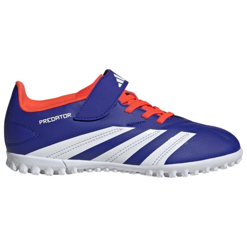 Adidas Παιδικά Ποδοσφαιρικά Παπούτσια Predator Club με Σχάρα Μπλε (IF6421)_0