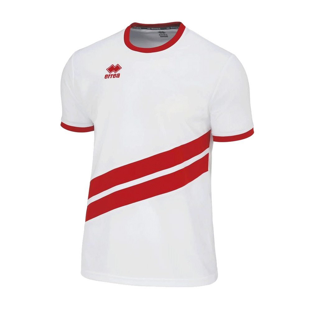 Errea Jaro Παιδικό Αθλητικό T-shirt Προπόνησης (FM451C-001) Λευκό/ Κόκκινο_0