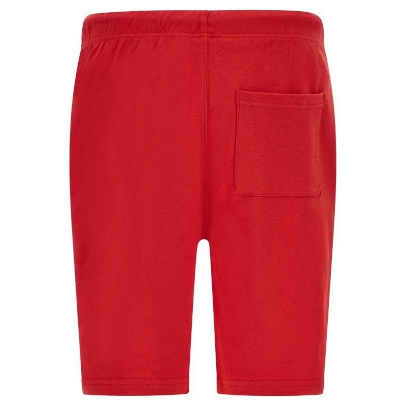 Freddy Ανδρική Βαμβακερή βερμούδα με γράμματα κολεγιακού στυλ (01F0267-004) Κόκκινη_1