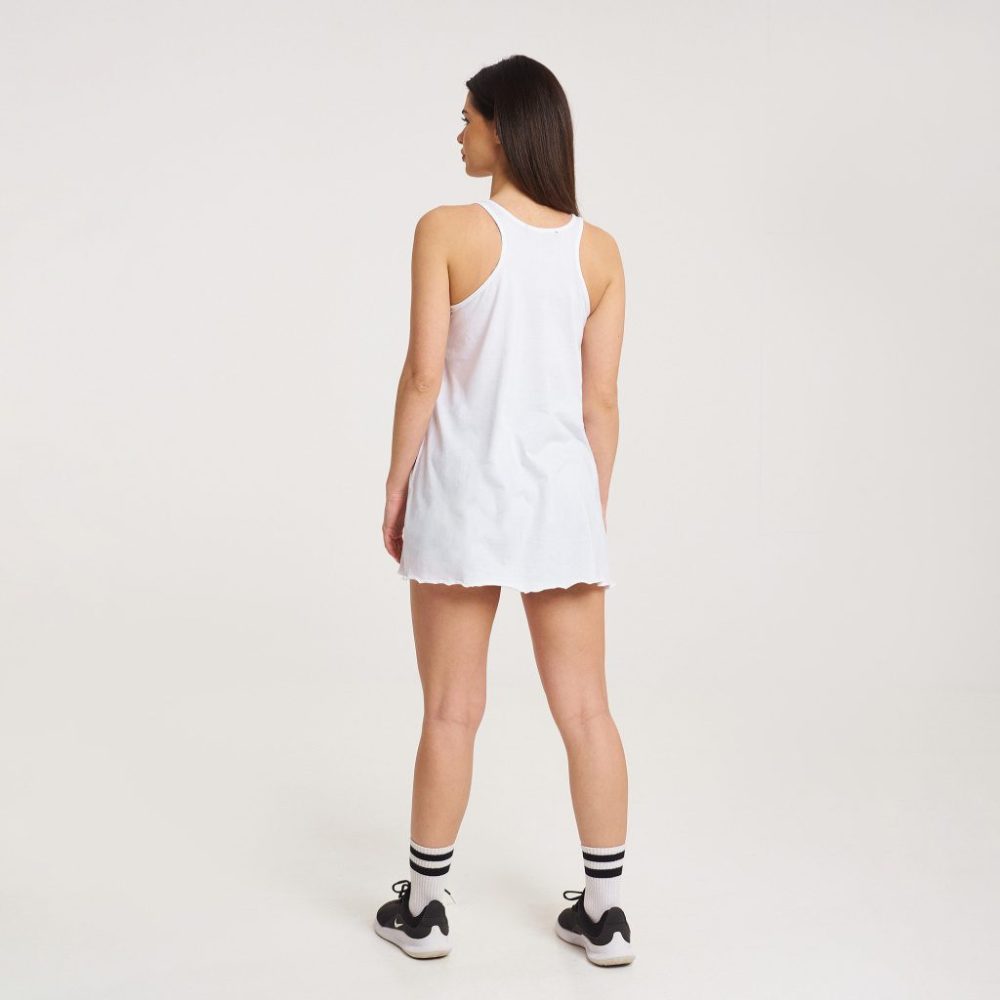 Zero Level Akane Αμάνικη Γυναικεία Μπλούζα Καλοκαιρινή Λευκή (003-100018WH)_1