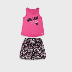 Energiers Παιδικό Καλοκαιρινό Σετ με Σορτς Για Κορίτσι Φράουλα (16-225297-0-050)_0