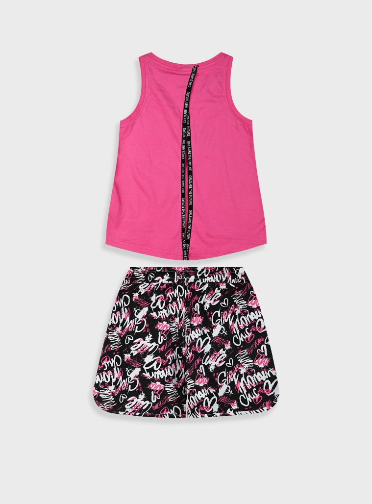 Energiers Παιδικό Καλοκαιρινό Σετ με Σορτς Για Κορίτσι Φράουλα (16-225297-0-050)_1