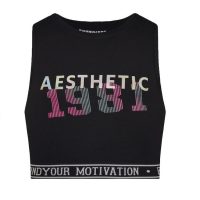 Energiers Παιδικό Καλοκαιρινό Crop Top Αμάνικο Μαύρο (16-122901-5)_0