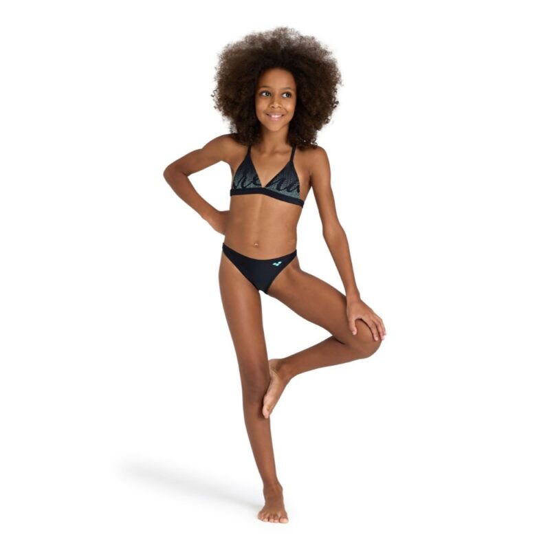 Arena Graphic Swimsuit Bi Παιδικό Μαγιό Μαύρο (006209-500)_0