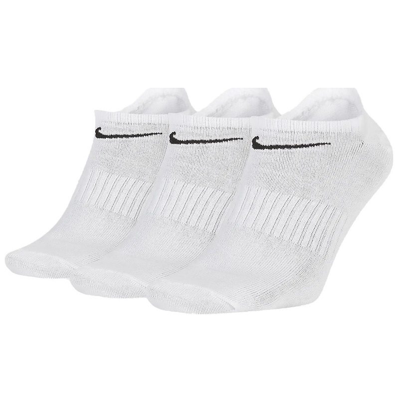Nike Everyday Lightweight Αθλητικές Κάλτσες Λευκές 3 Ζεύγη (SX7678-100)_0