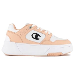 Champion Low Cut Γυναικεία Αθλητικά Παπούτσια Λευκά με Ροζ (S11577-WW006)_0