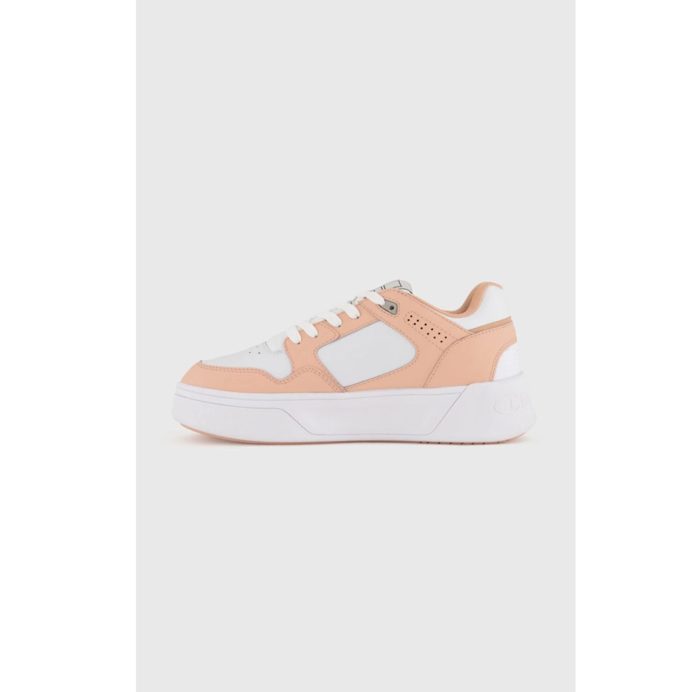 Champion Low Cut Γυναικεία Αθλητικά Παπούτσια Λευκά με Ροζ (S11577-WW006)_1