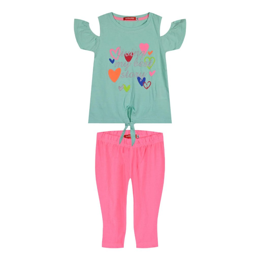 Energiers Παιδικό Σετ Καλοκαιρινό 2τμχ Για Κορίτσι Bright Coral (15-224389-0-243)_0