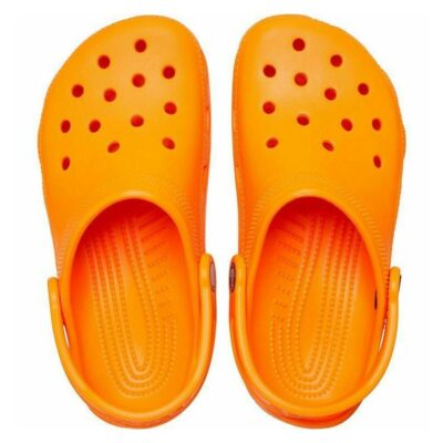 Crocs Παιδικά Ανατομικά Σαμπό Θαλάσσης Πορτοκαλί (206990-83A)_2