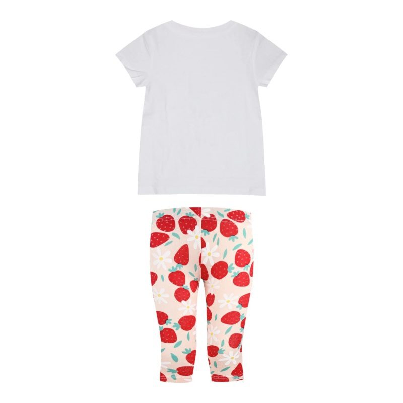 Energiers Παιδικό Σετ για Κορίτσι Καλοκαιρινό Λευκό Κόκκινο (15-224377-0)_1