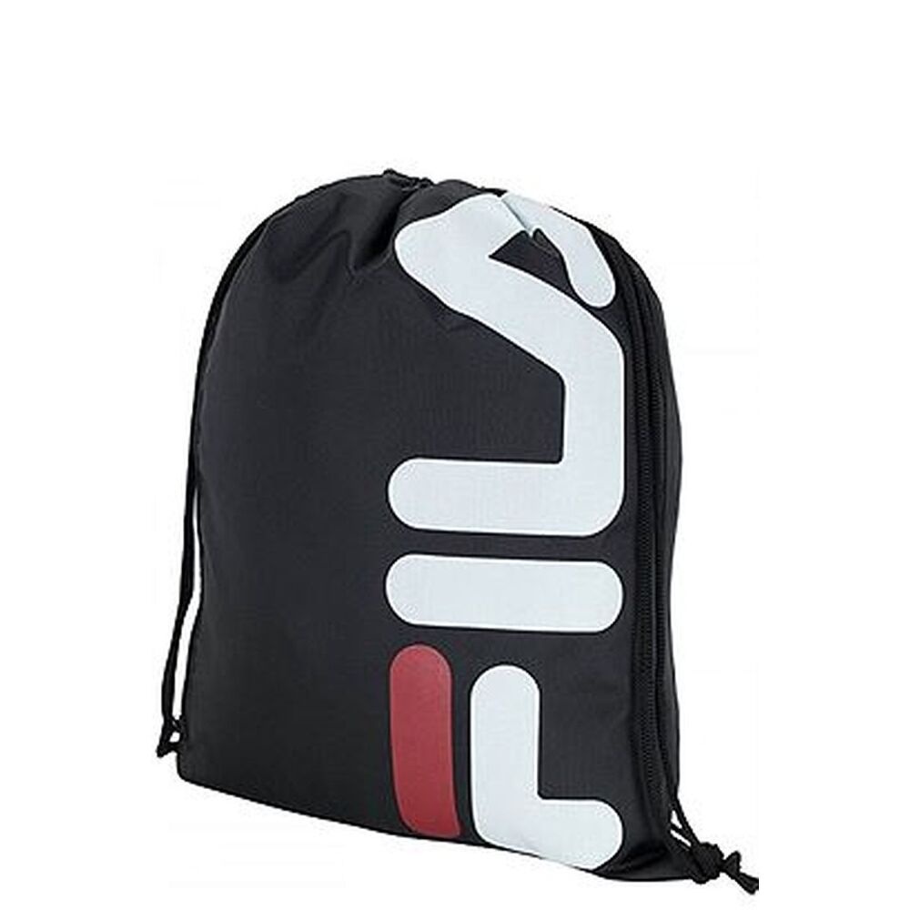 Fila Lettering Unisex Τσάντα Πλάτης Γυμναστηρίου Σκούρο Μπλε (LS560009-140)_0