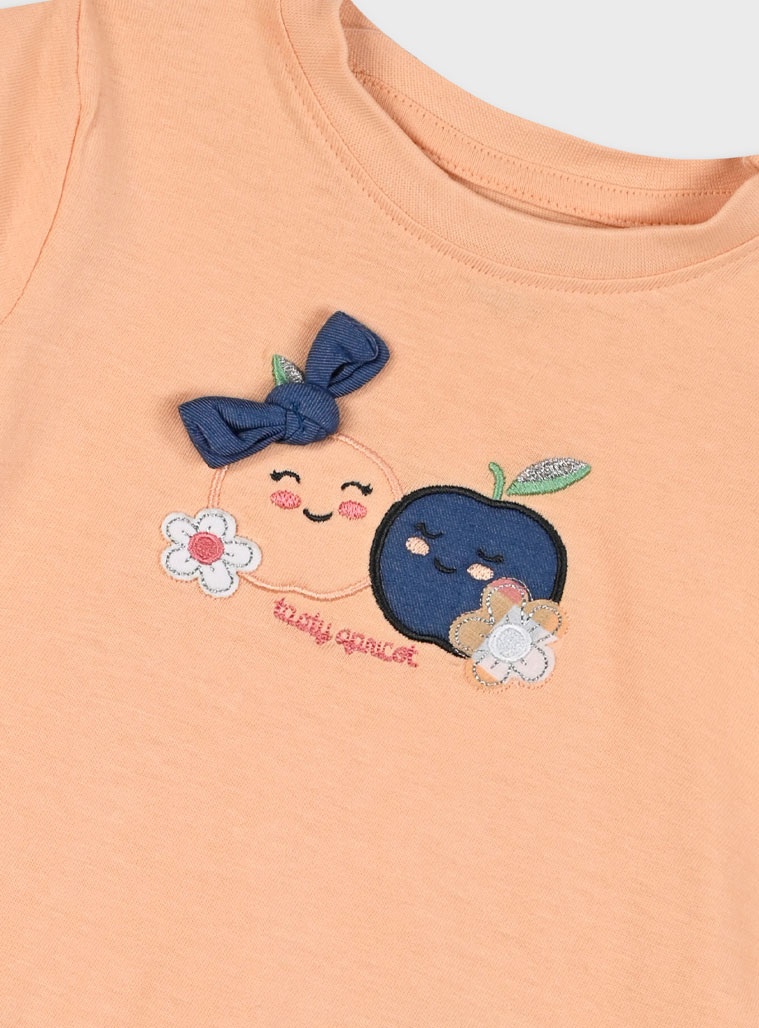 Energiers Βρεφικό Σετ μπλούζα με παντελόνι για κορίτσι Μπλέ Τζήν (14-225401-0-5)_2