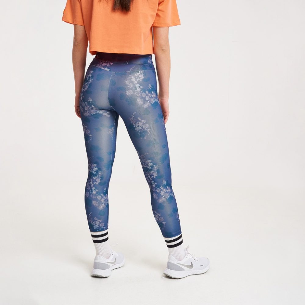 Zero Level Γυναικείο Κολάν Μπλε Floral (003-100061MU)_3