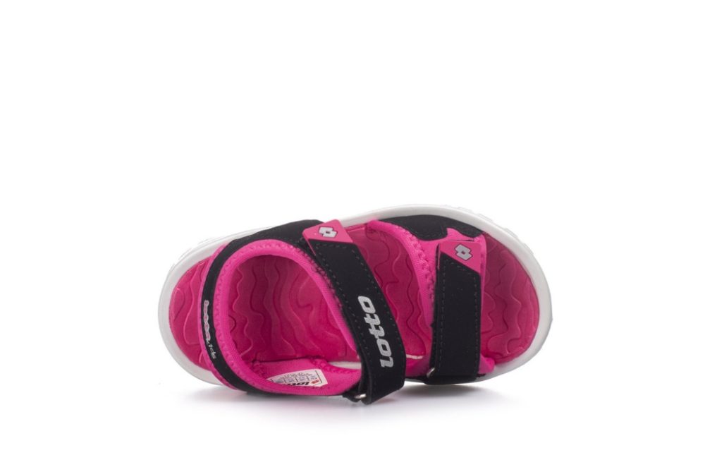 Lotto Παιδικά Πέδιλα Las Rochas IV Μαύρα/Ρόζ (213660-7LD)_2