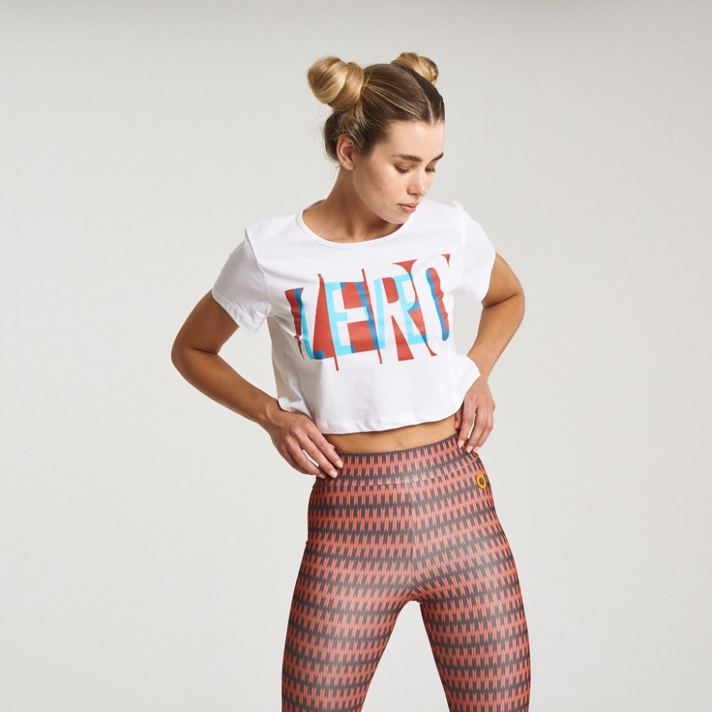 Zero Level Κοντομάνικο Crop Top Λευκό (001-100045WH)_2