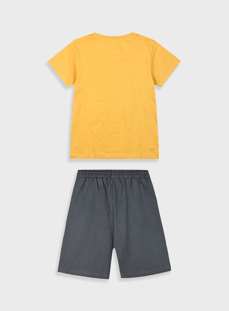 Energiers Παιδικό Καλοκαιρινό Σετ με Σορτς για αγόρι Ανθρακί (13-225015-0-002)_1