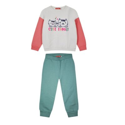 Energiers Βρεφικό Σετ φούτερ φόρμας για Κορίτσι Μέντα (15-123385-0-9-121)_0