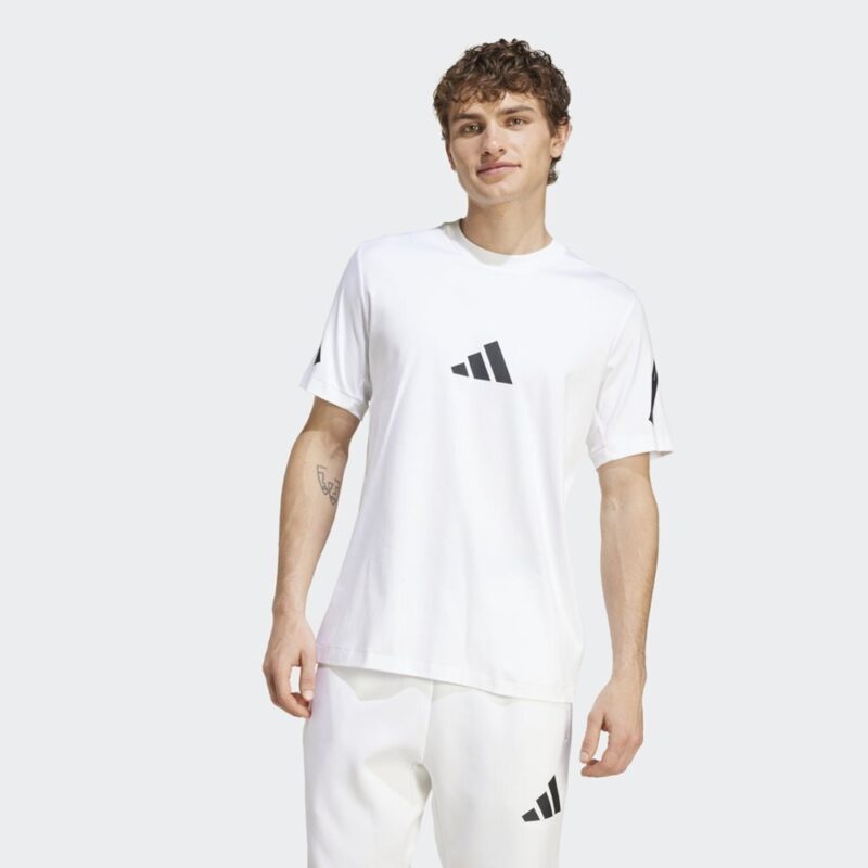 Adidas Z.N.E. Μπλούζα Κοντομάνικη Λευκή (JE3078-WHITE)_0