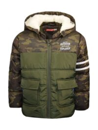 Energiers Παιδικό Μπουφάν με Επένδυση & Κουκούλα Χακί (12-122101-1-007)_0