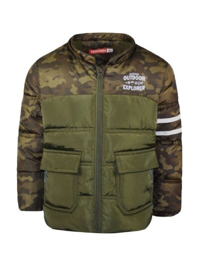 Energiers Παιδικό Μπουφάν με Επένδυση & Κουκούλα Χακί (12-122101-1-007)_2