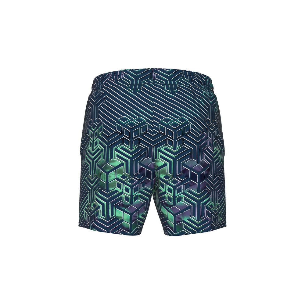 Arena Beach Boxer Allover Παιδικό Μαγιό Μπλε με σχέδιο (006225-660)_3